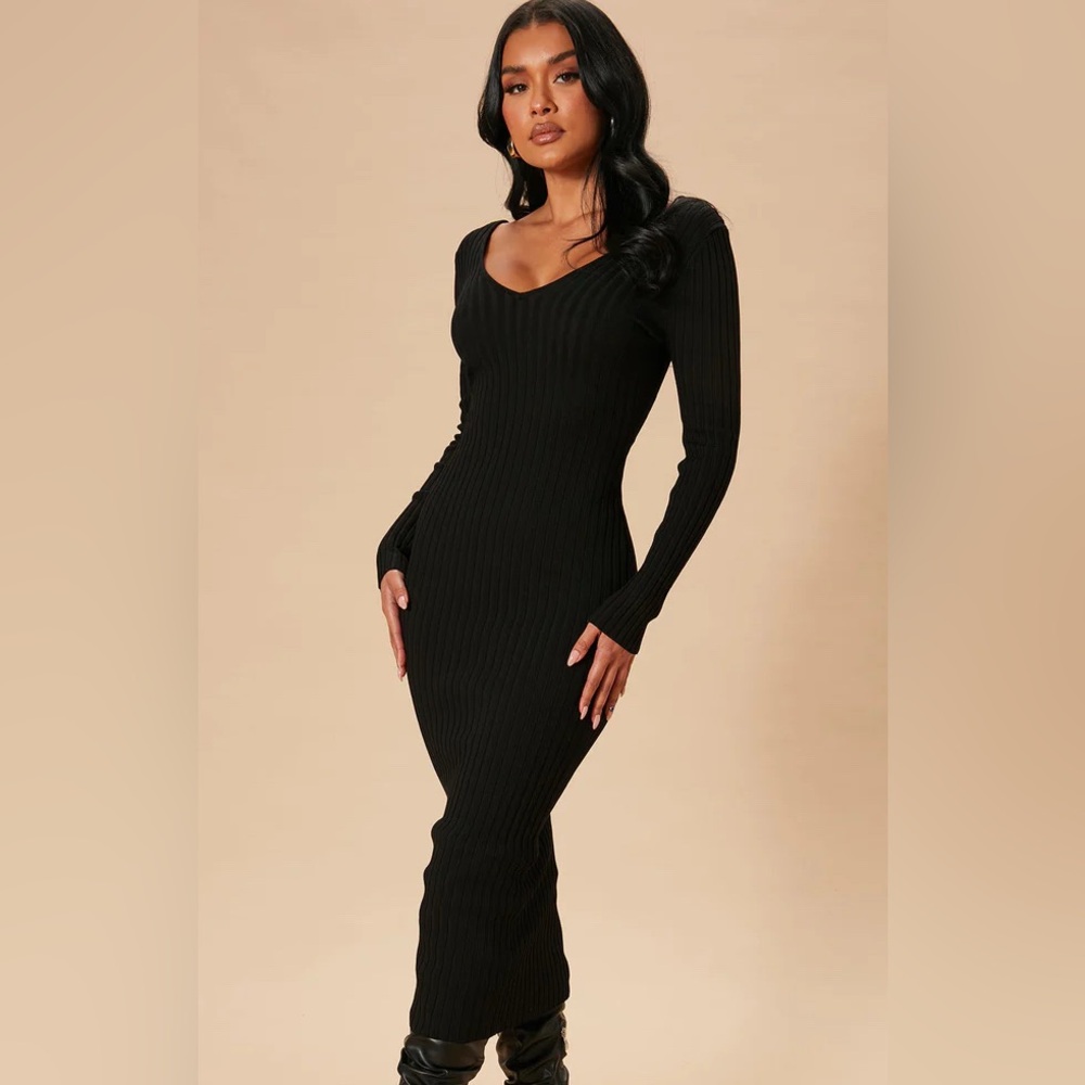 Knit Midi Dress